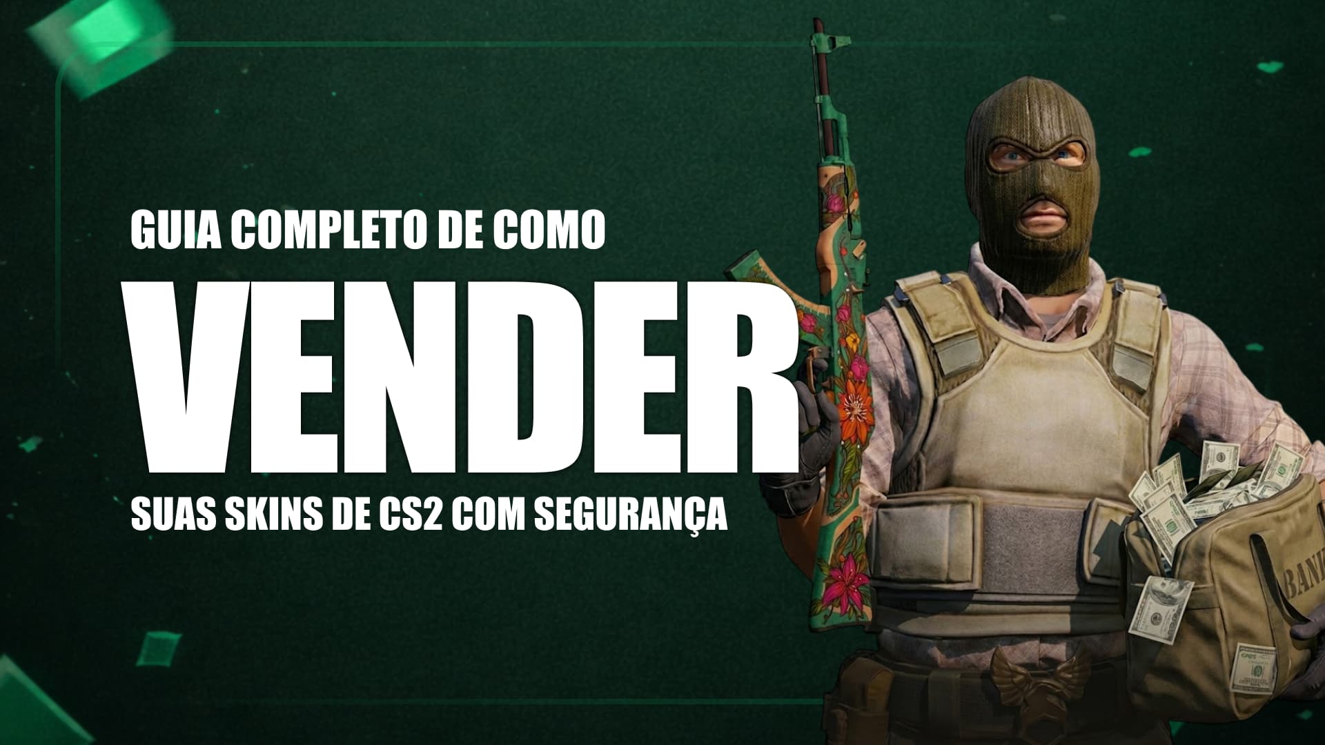 Vender skins CS e receber no Pix — guia CubeSKINs